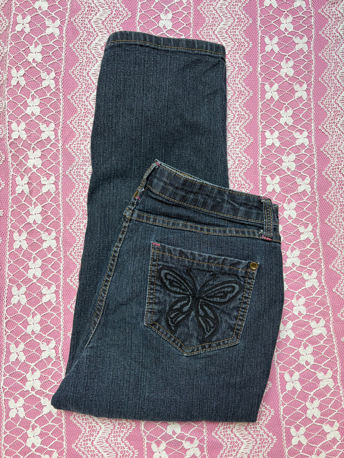 Y2K Butterfly Capris - 8