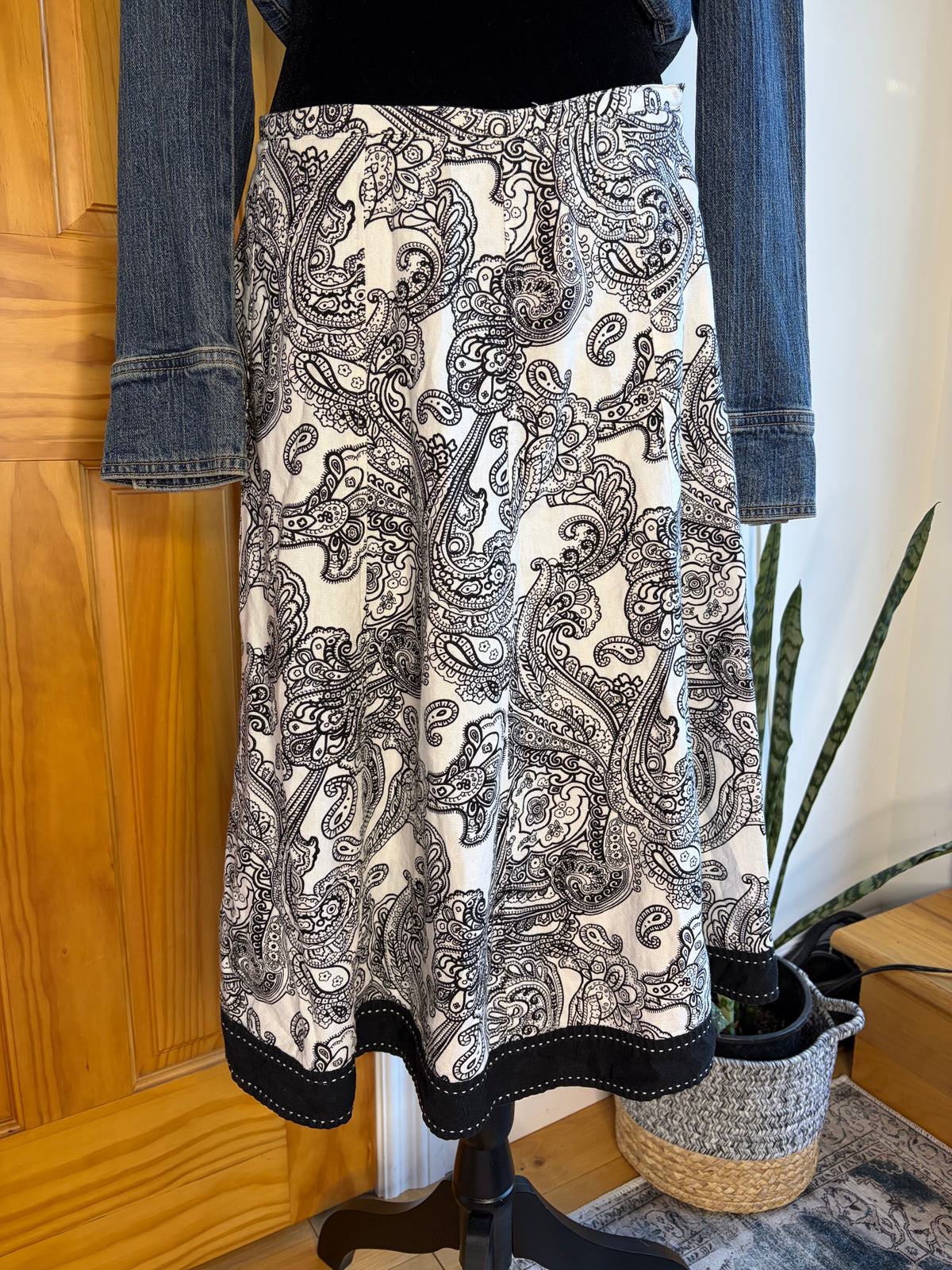 Y2K Paisely Skirt