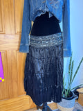 Vintage Boho Belt Skirt