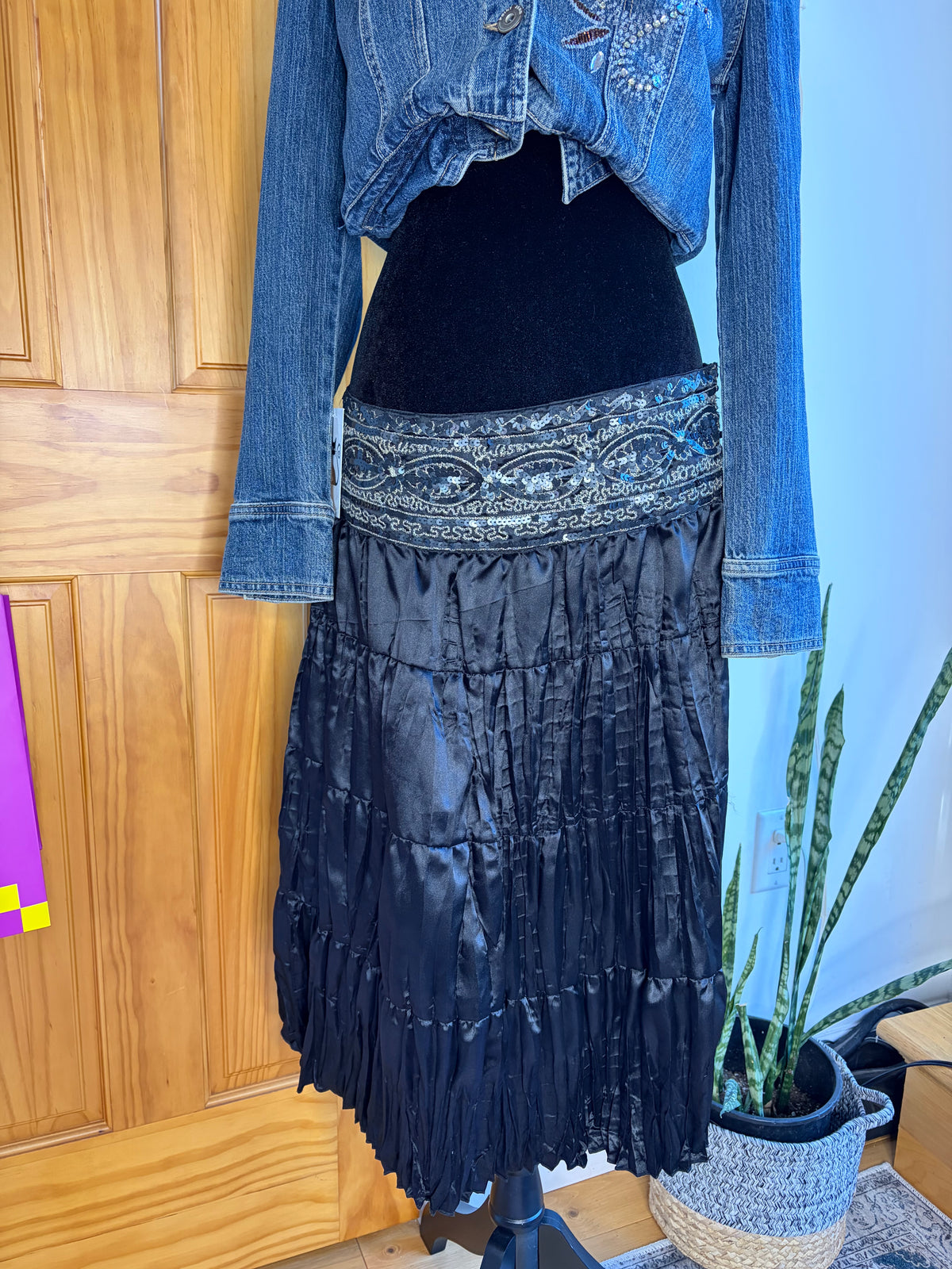 Vintage Boho Belt Skirt