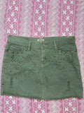 Bedazzled Jean Skirt - 42