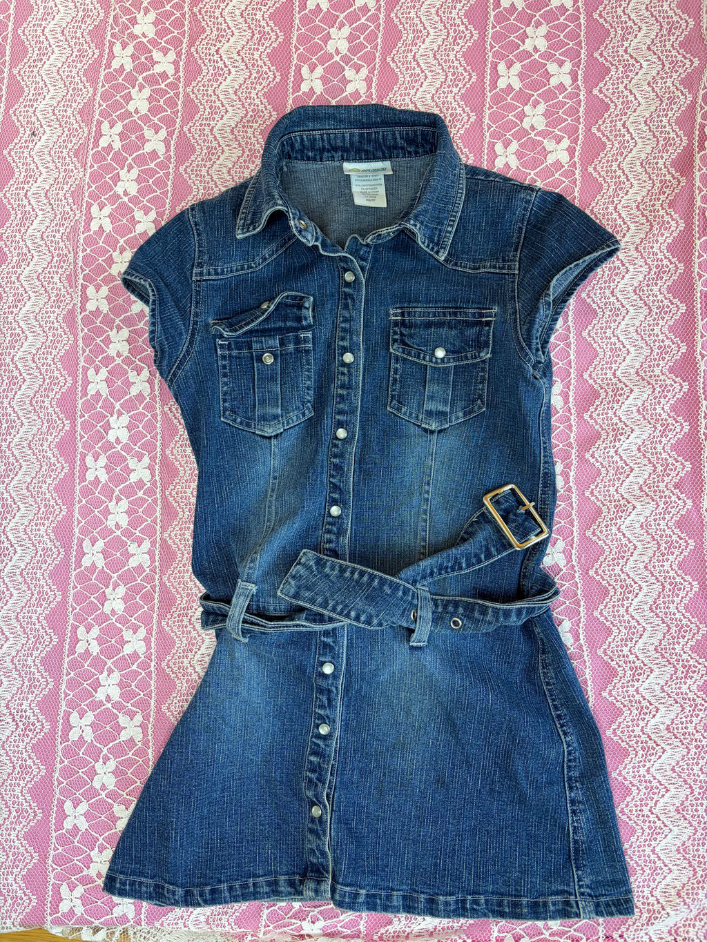 Y2K Denim Top - XS