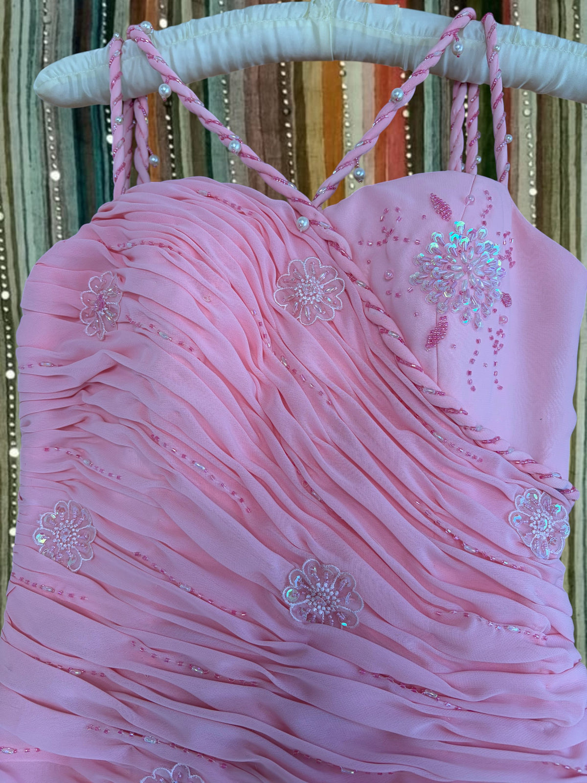 Beaded Pink Fairy Dress