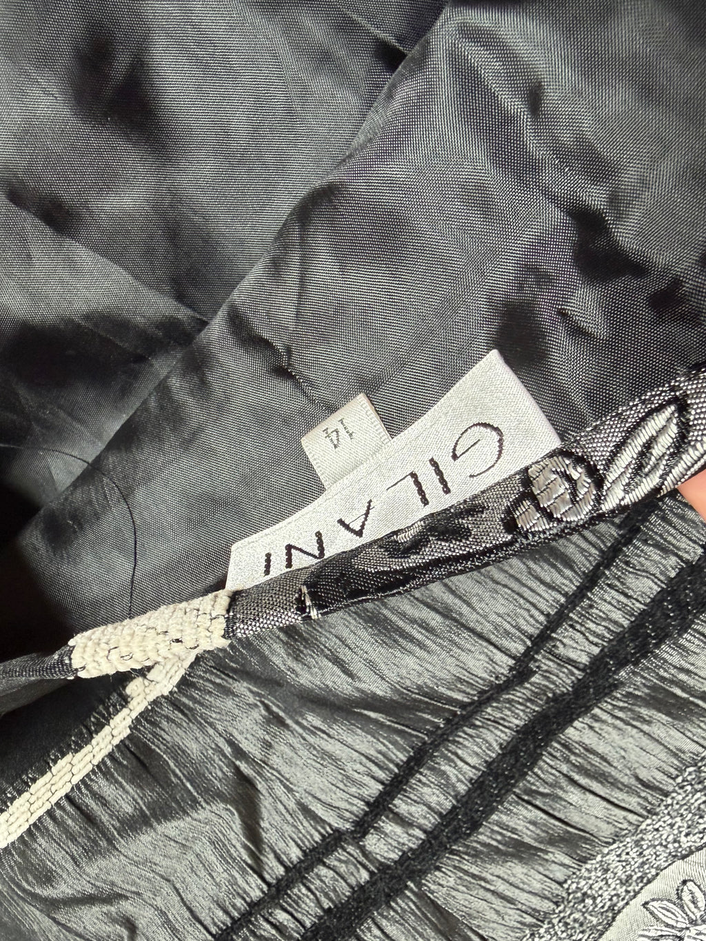 Fun and Funky Striped Paisley Skirt