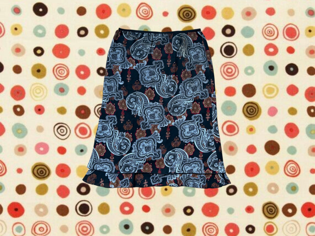 Vintage Paisley Skirt