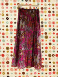 Pink Paisley Maxi Skirt