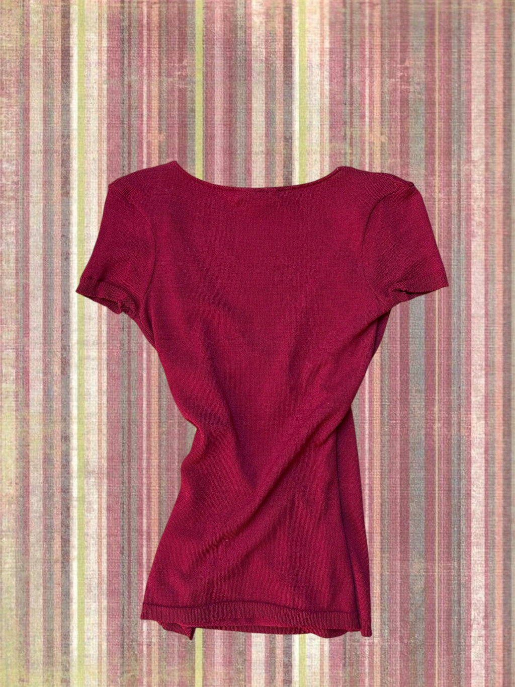 Vintage Simple Red Top