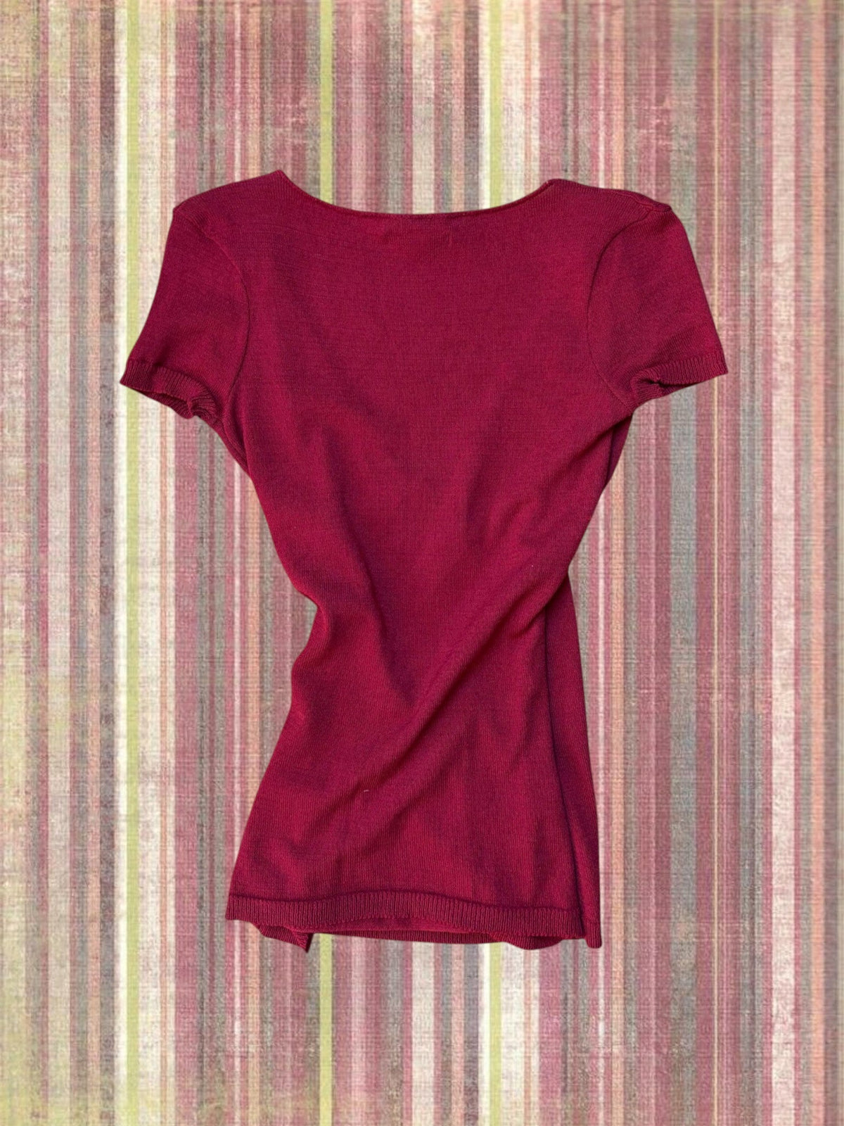 Vintage Simple Red Top