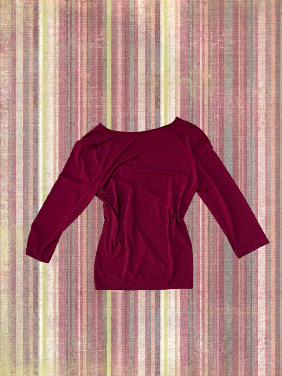 Simple Red Babydoll 3/4 Sleeve