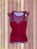 Fun Layered Fitted Tee
