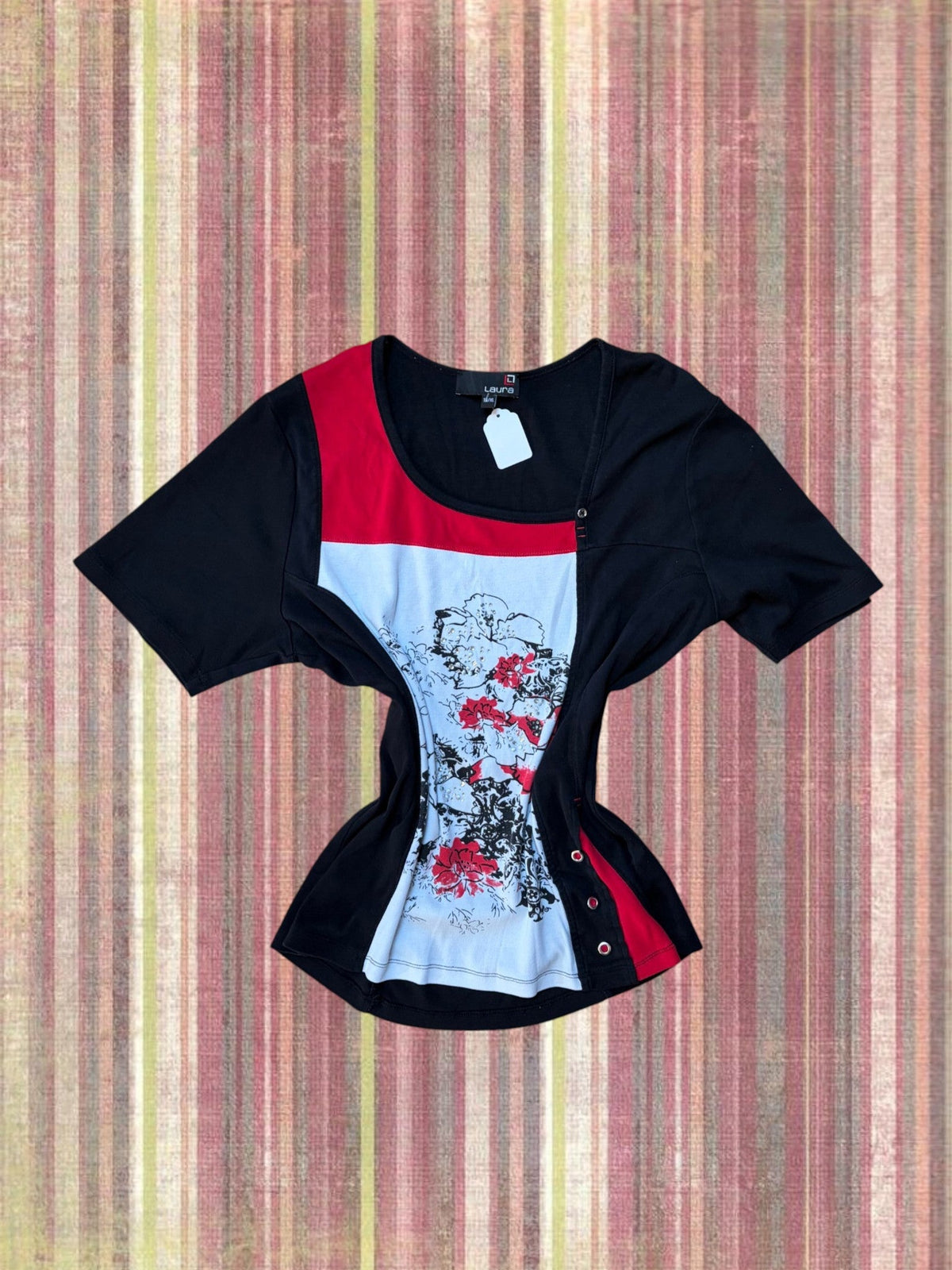 Vintage Funky Print Tee