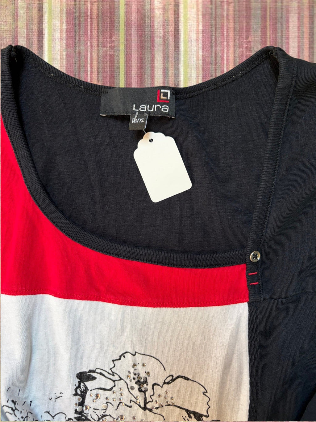 Vintage Funky Print Tee