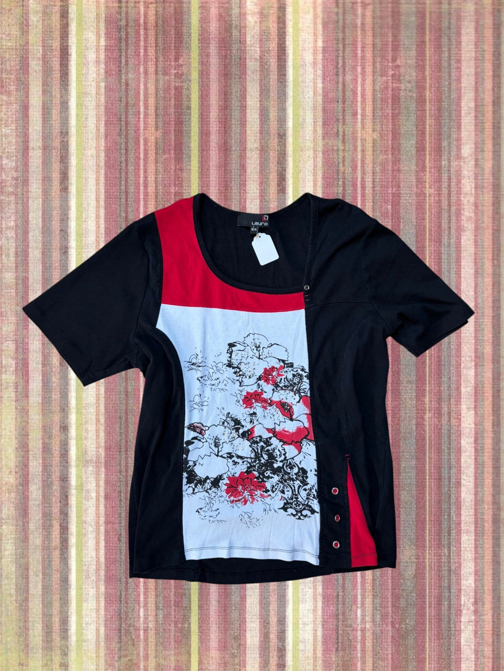 Vintage Funky Print Tee