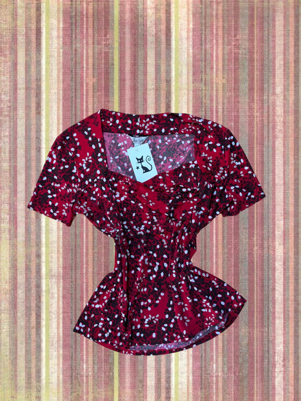 Vintage Cinched Blouse