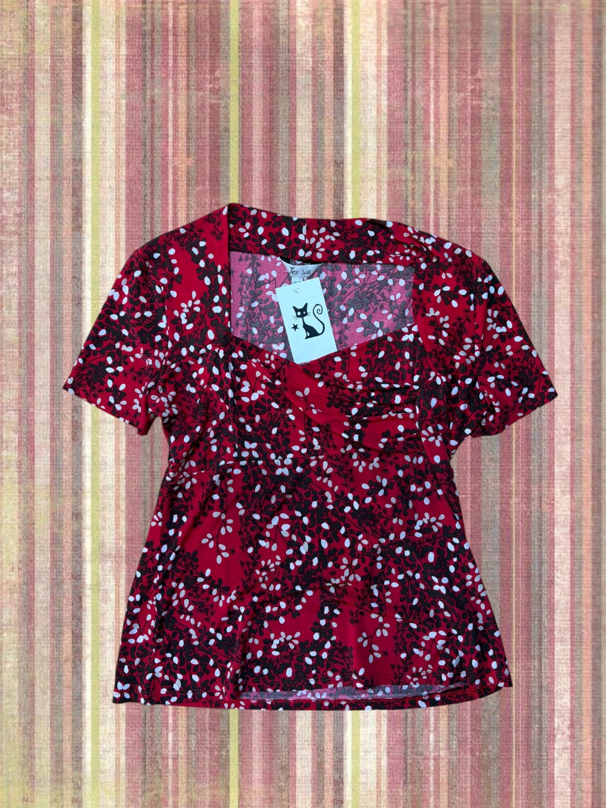 Vintage Cinched Blouse