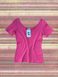 Vintage Simple Pink Tee