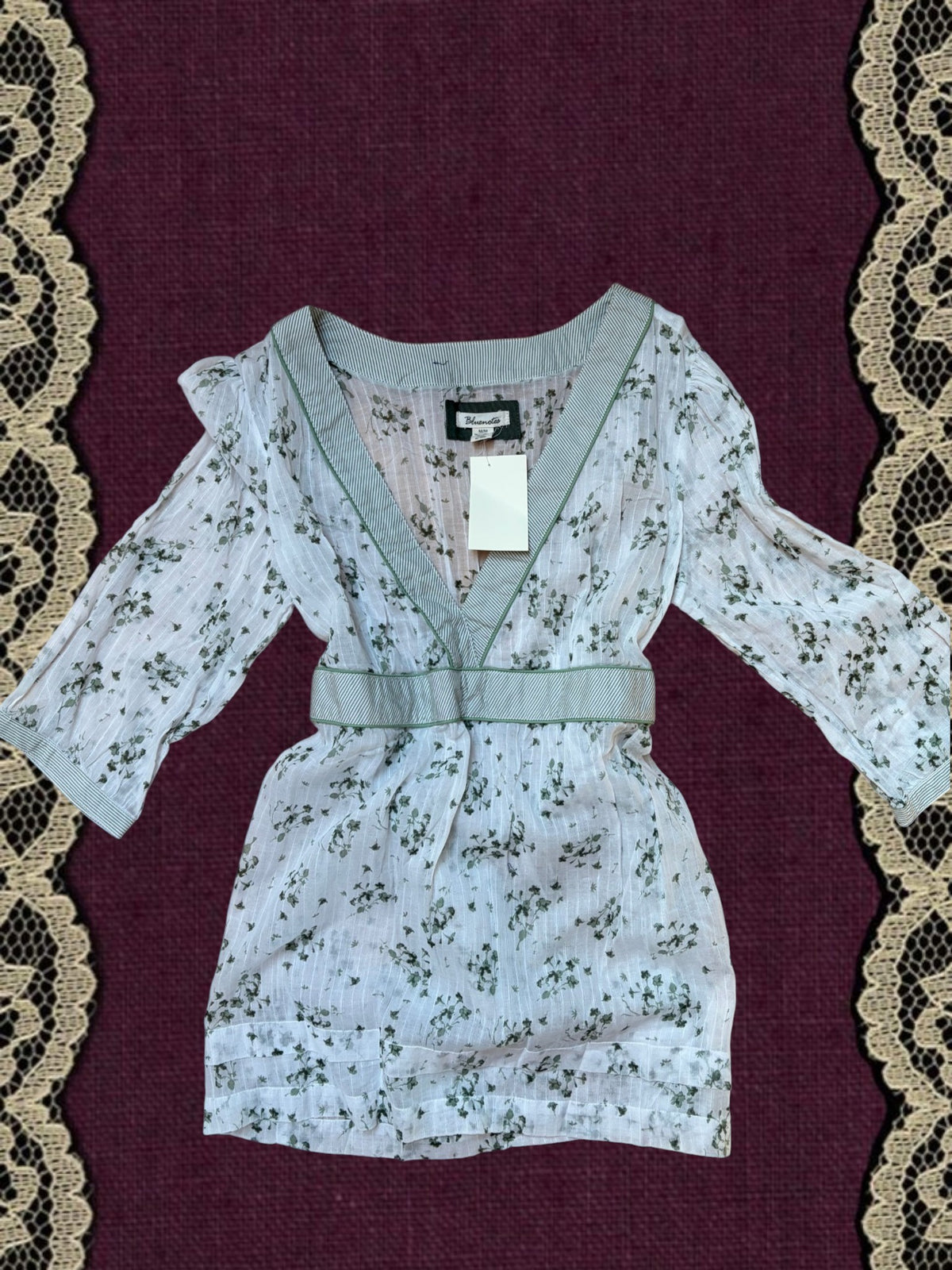 Y2K Tie Up Cotton Top