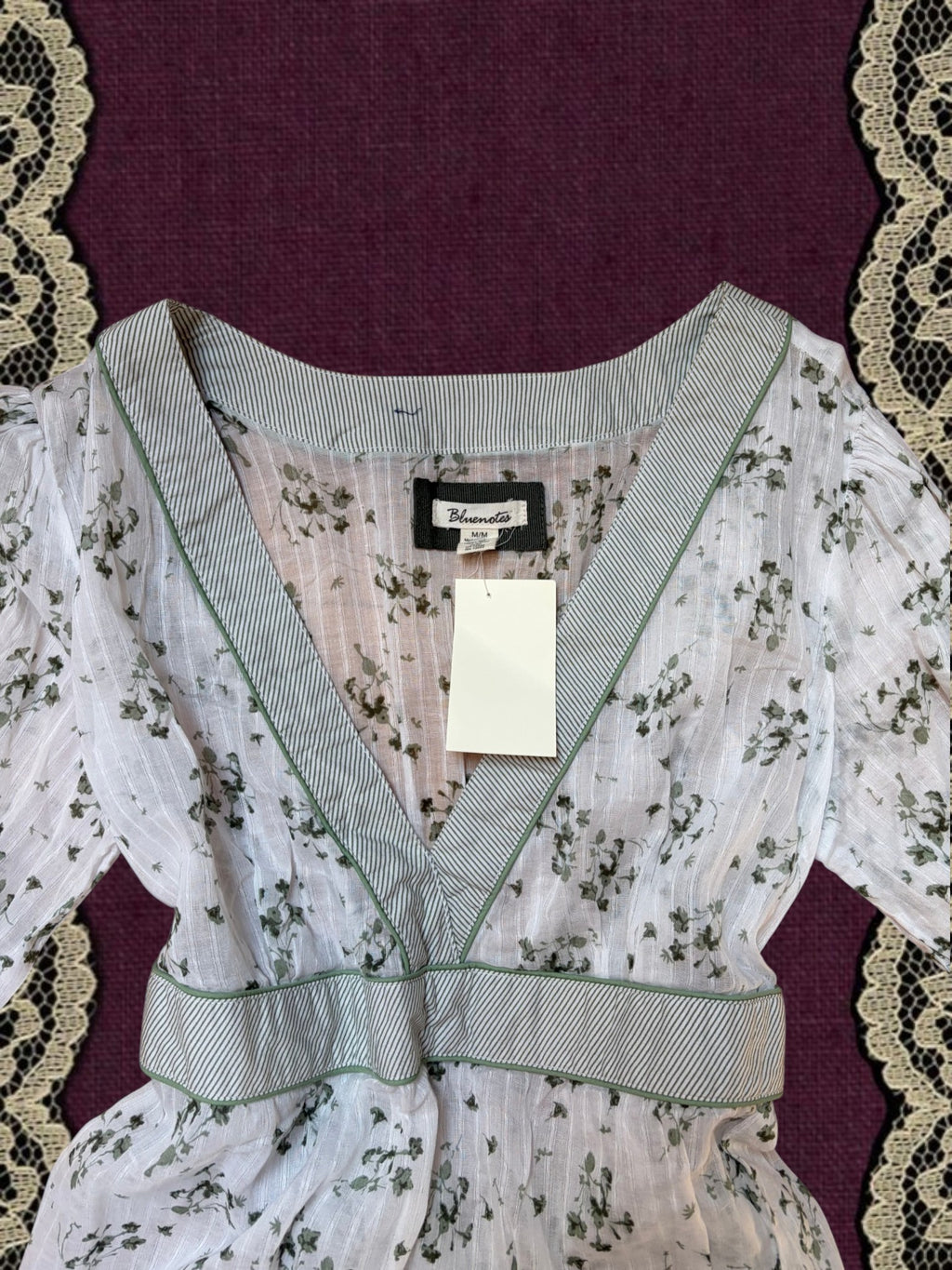 Y2K Tie Up Cotton Top