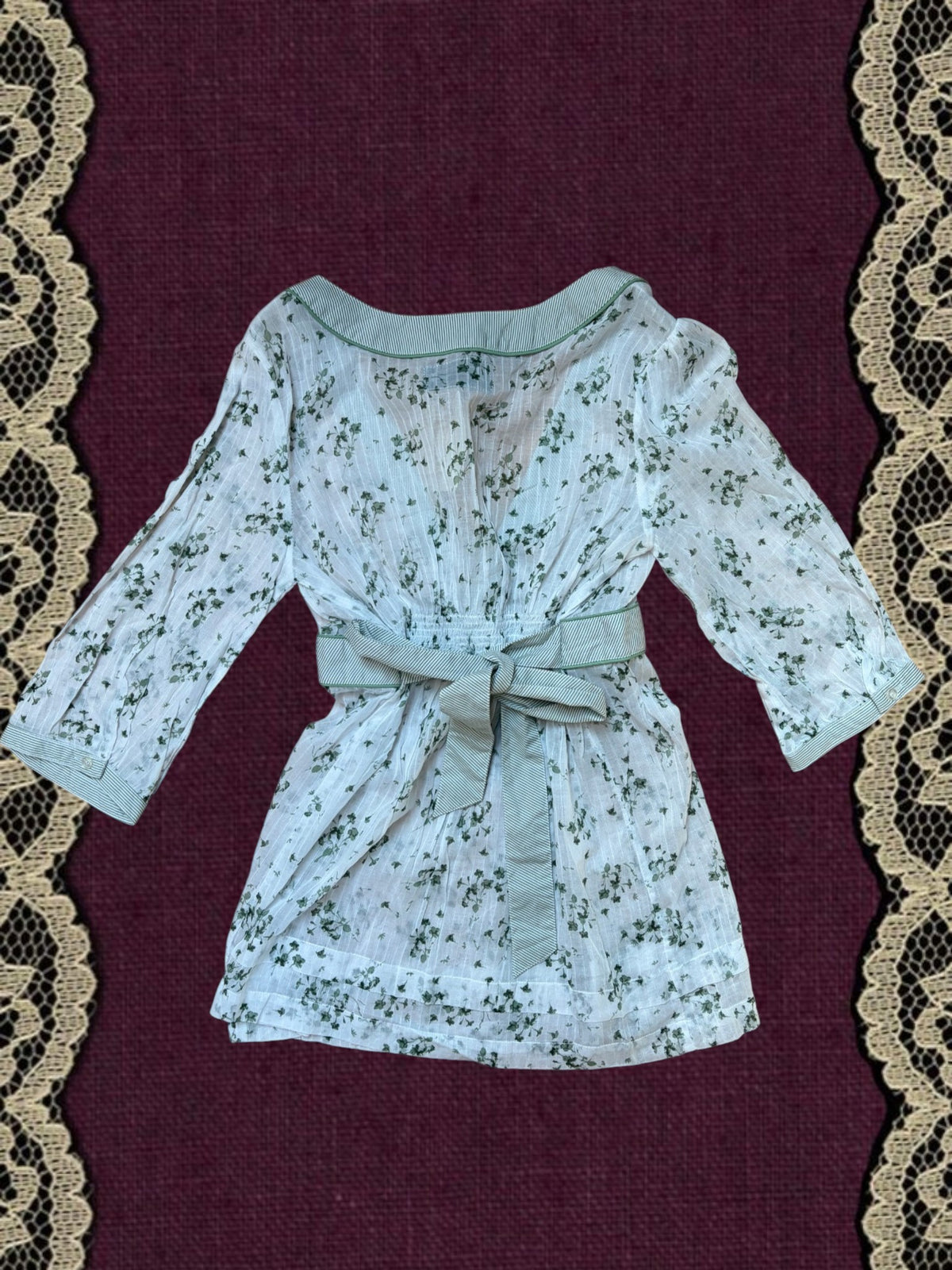 Y2K Tie Up Cotton Top