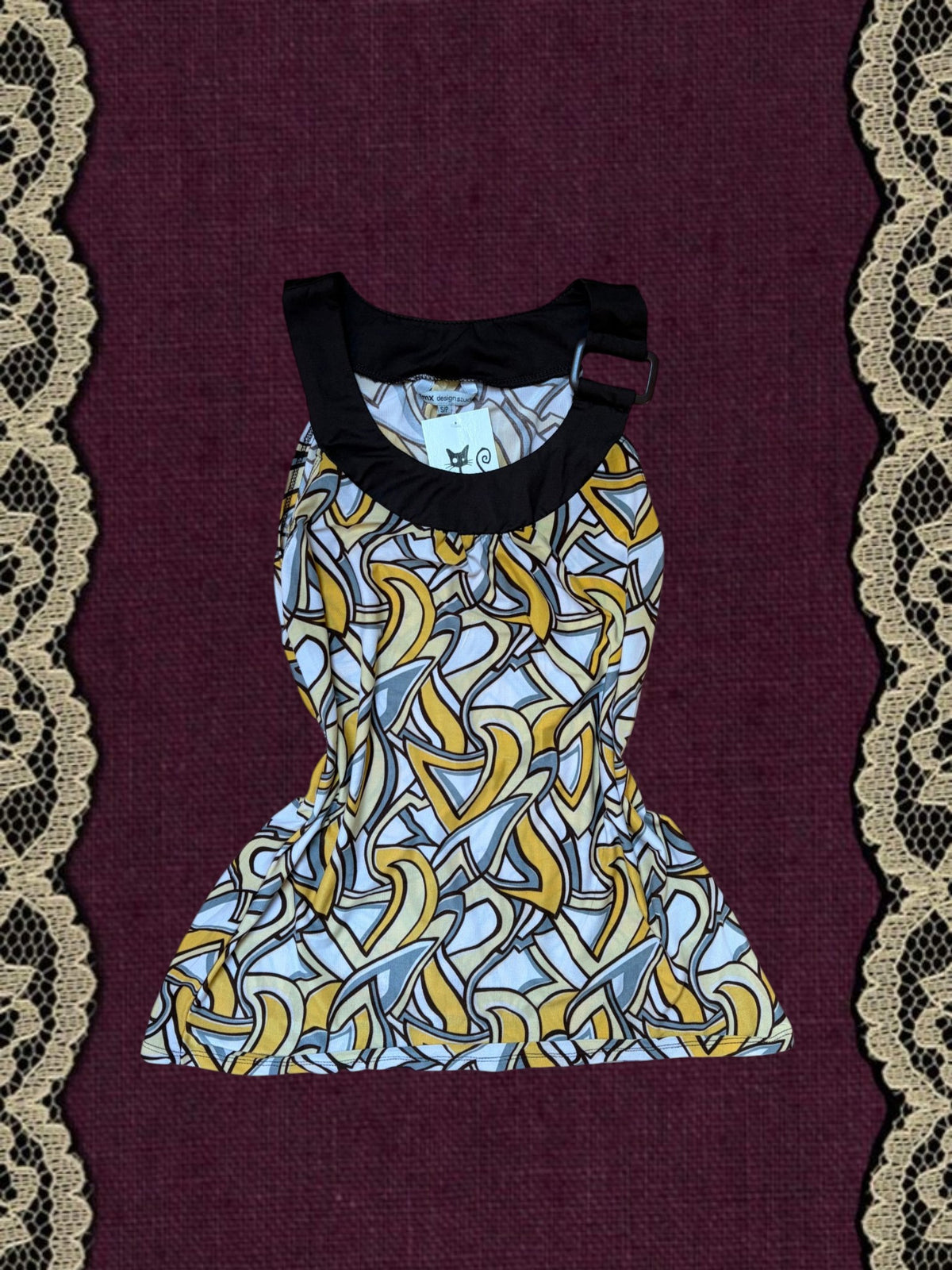 Vintage Cutie Yellow Top