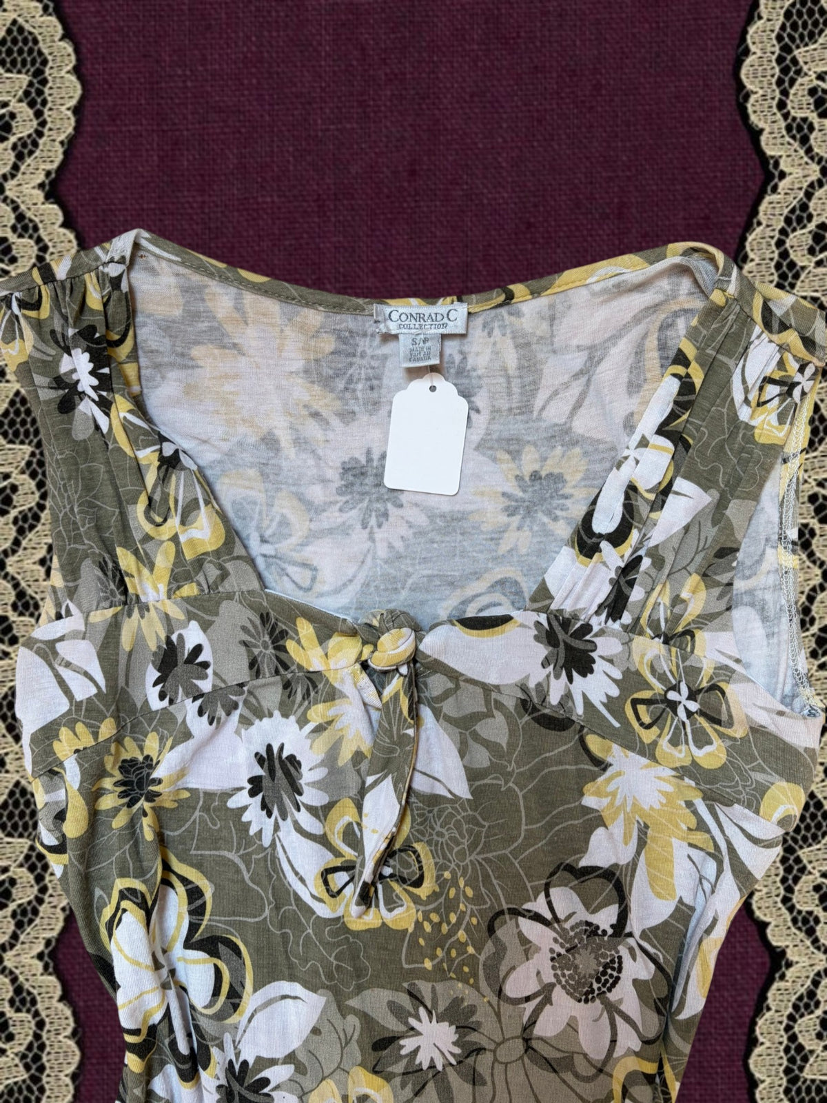 Yellow Floral Babydoll