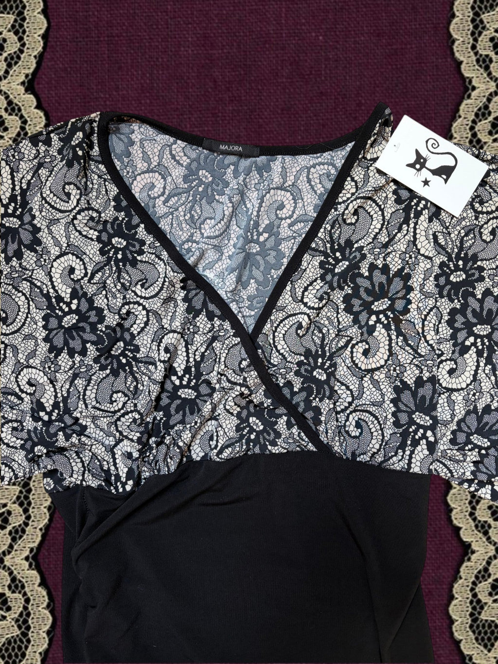 Vintage Y2K Batwing Top