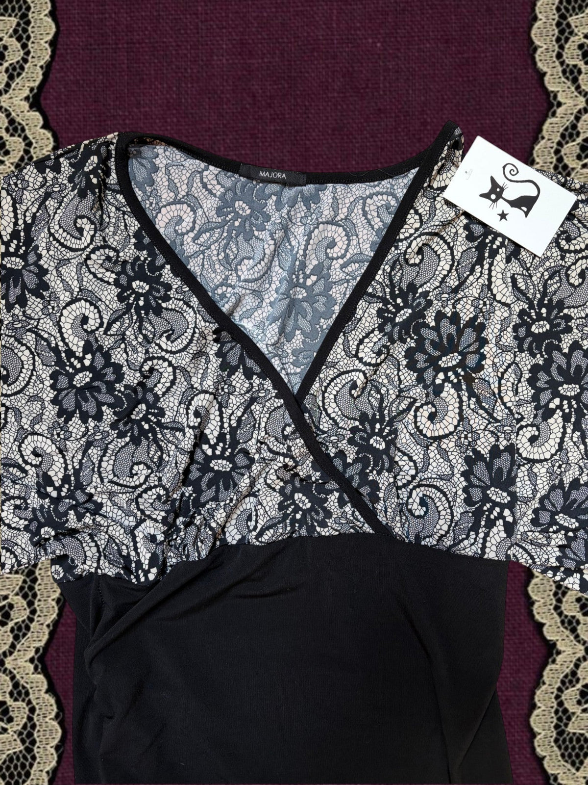 Vintage Y2K Batwing Top