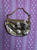 Y2K Gold Bedazzled Shoulder Bag