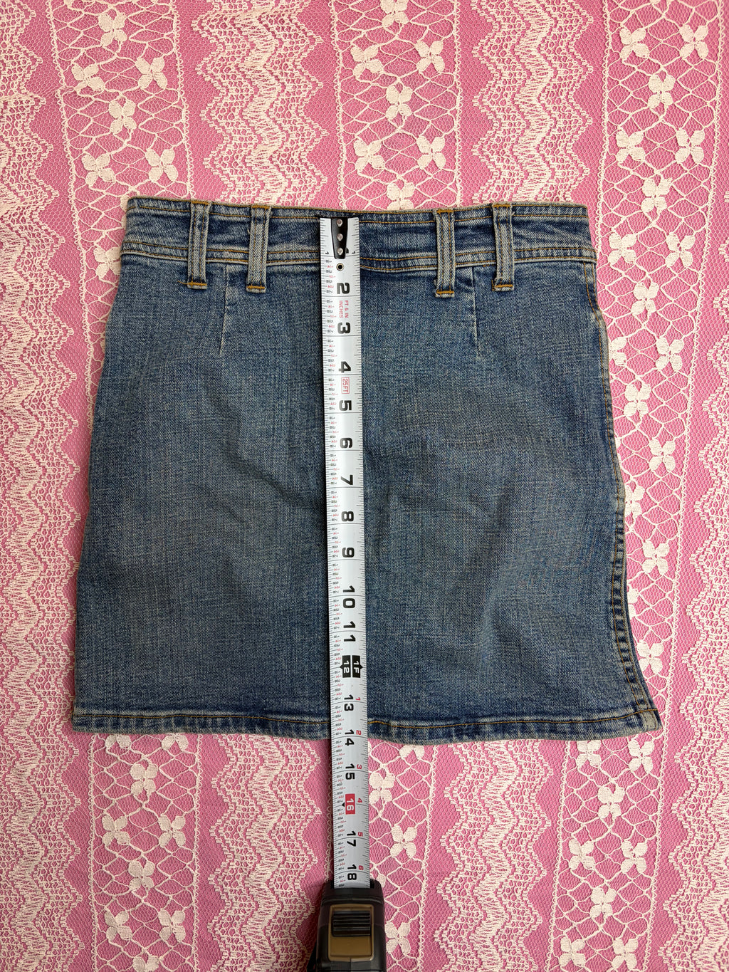 Y2K Garage Jean Skirt