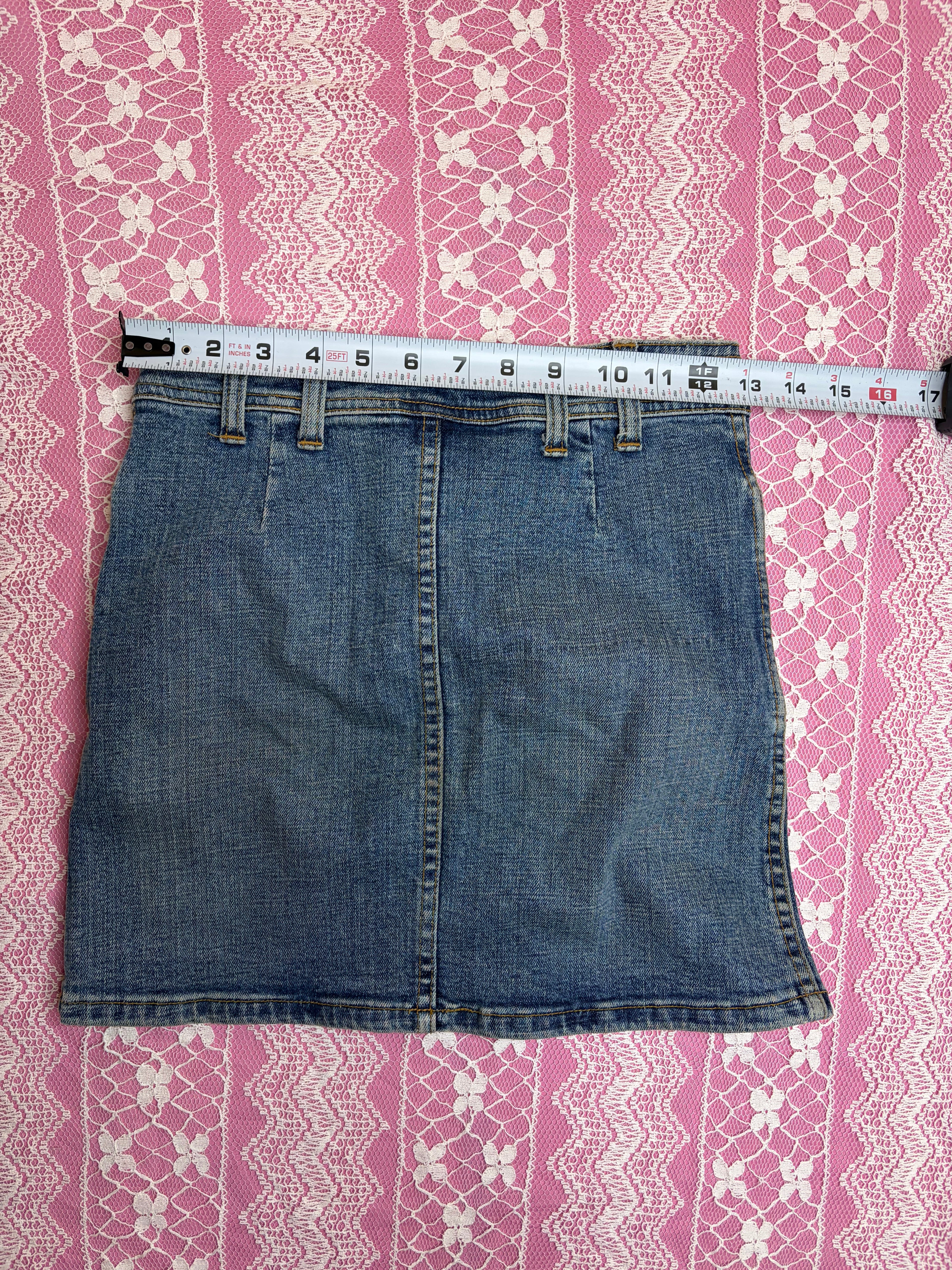 Y2K Garage Jean Skirt