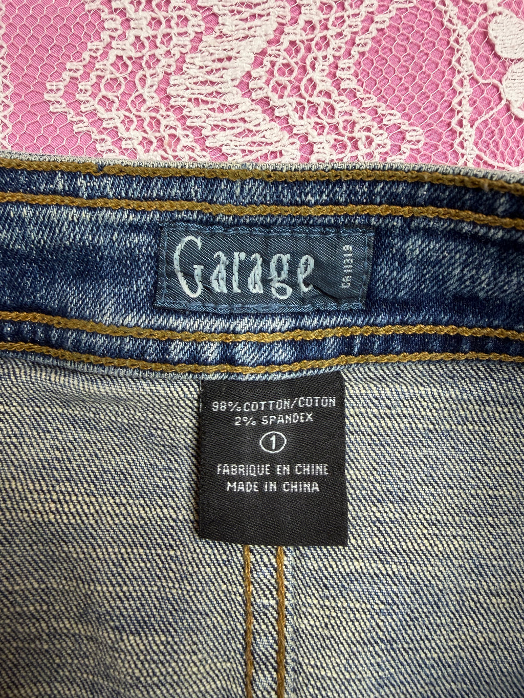 Y2K Garage Jean Skirt