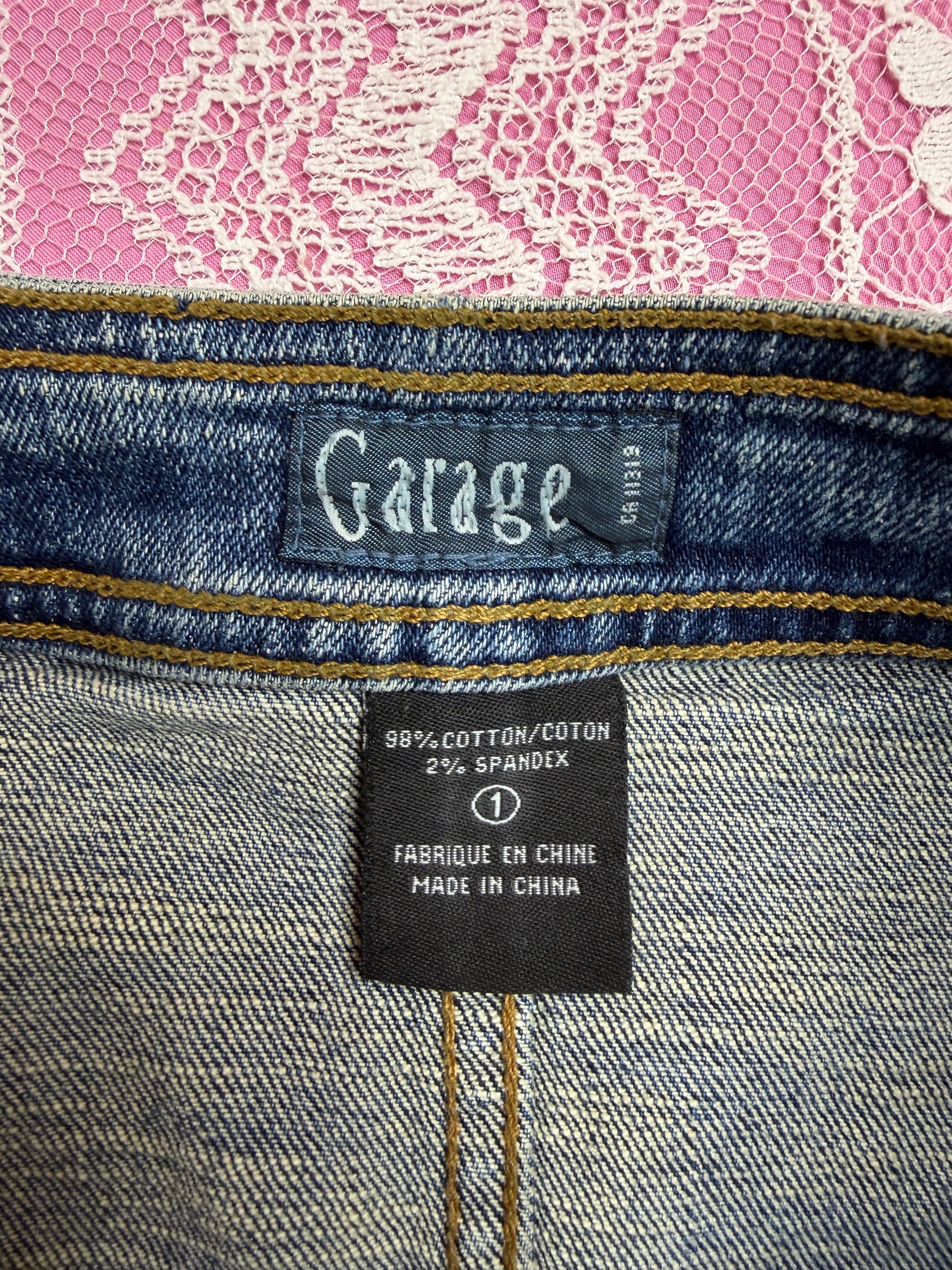 Y2K Garage Jean Skirt