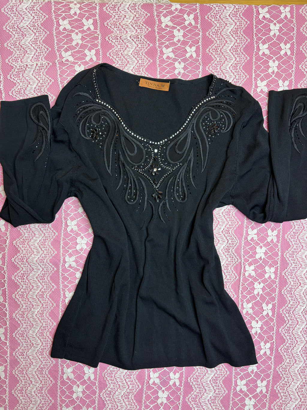 Beaded and Bedazzled Longsleeve