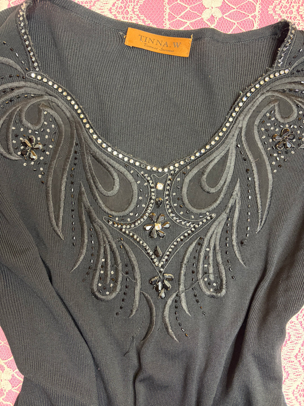 Beaded and Bedazzled Longsleeve