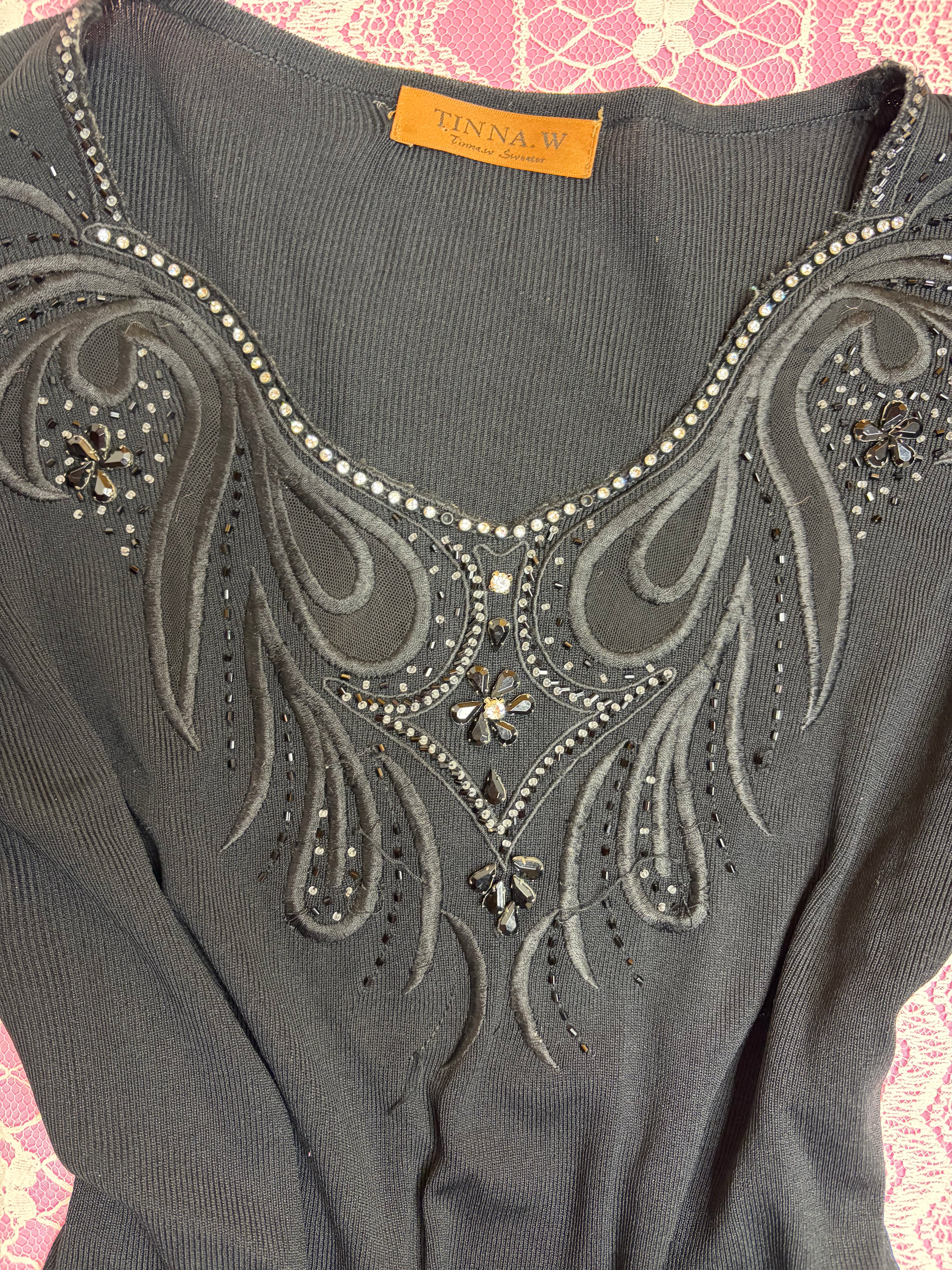 Beaded and Bedazzled Longsleeve