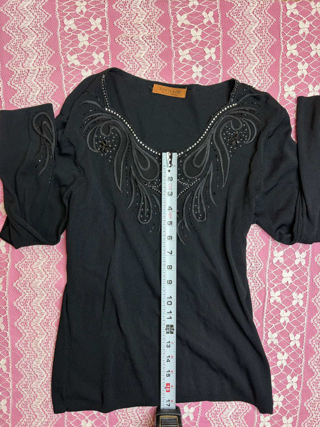 Beaded and Bedazzled Longsleeve
