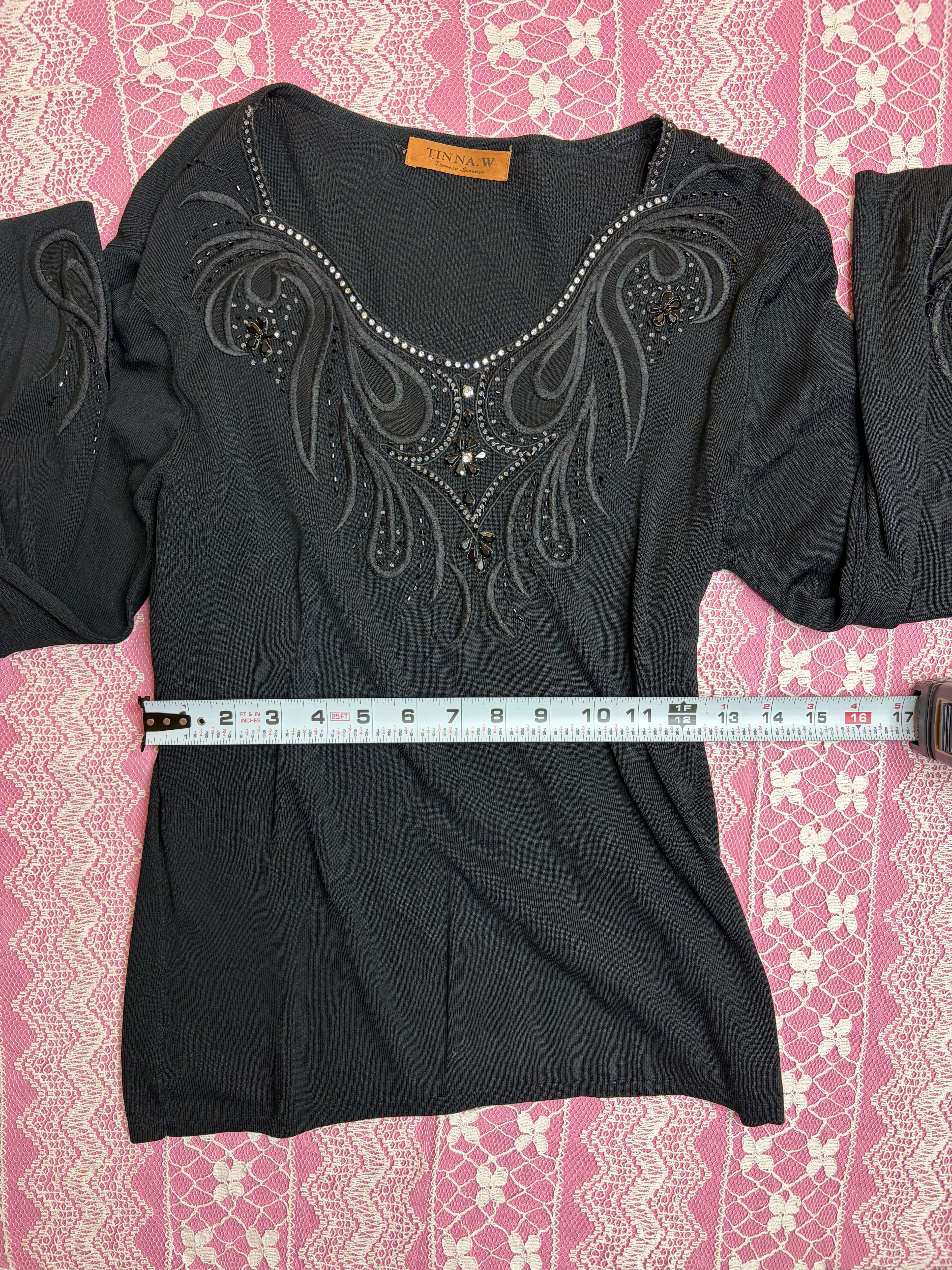 Beaded and Bedazzled Longsleeve