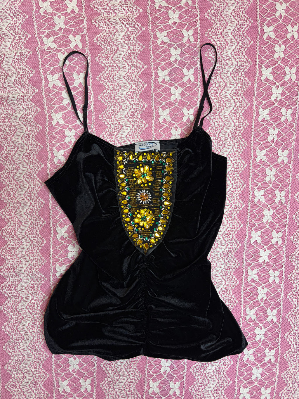 Vintage Beaded and Bedazzled Tank