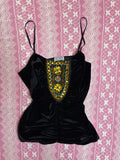 Vintage Beaded and Bedazzled Tank