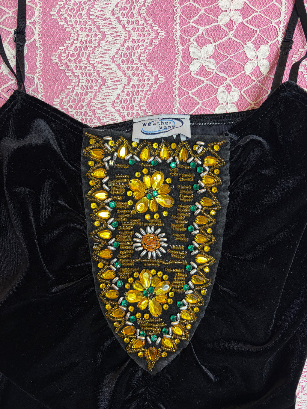 Vintage Beaded and Bedazzled Tank