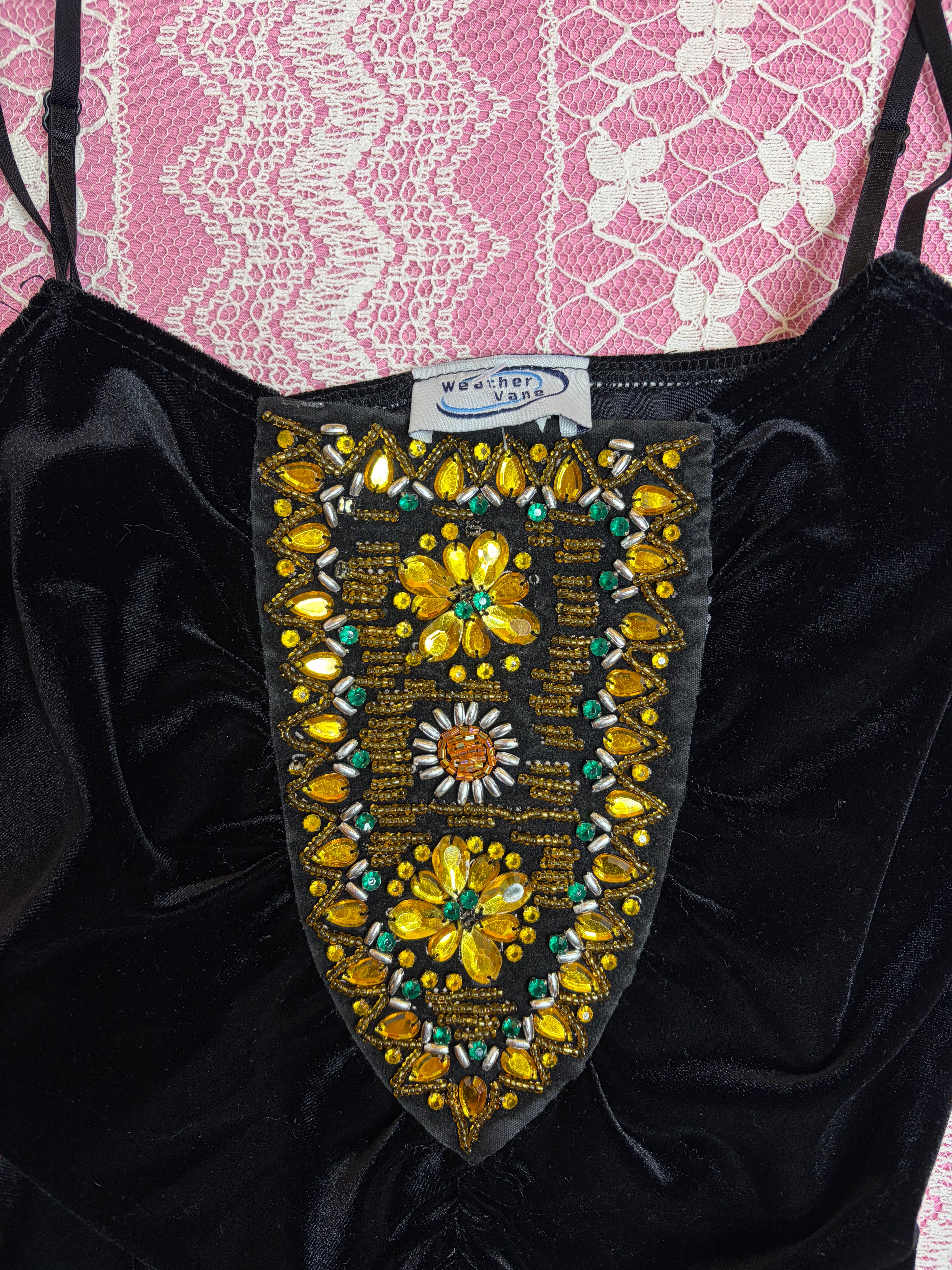 Vintage Beaded and Bedazzled Tank