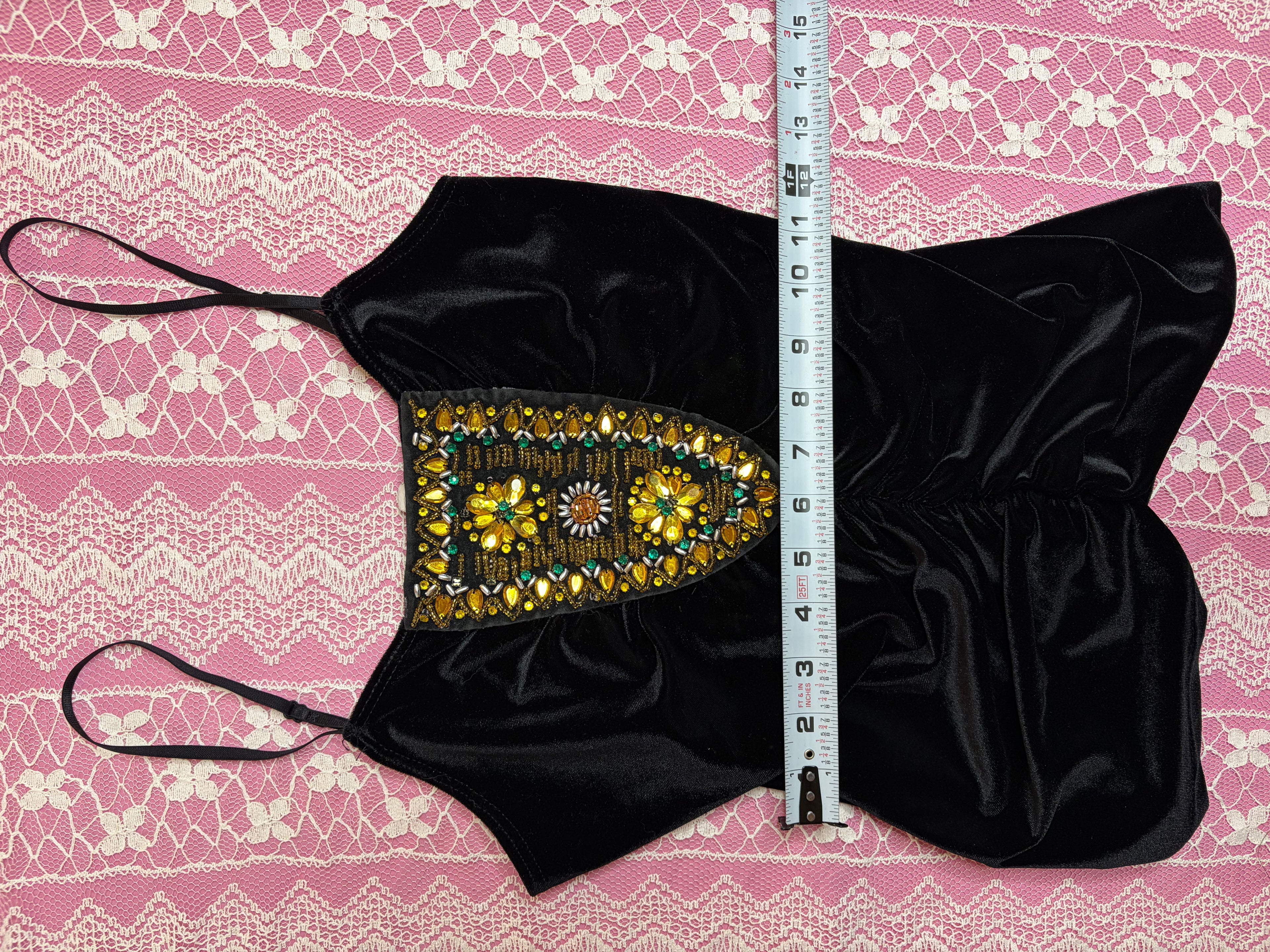 Vintage Beaded and Bedazzled Tank