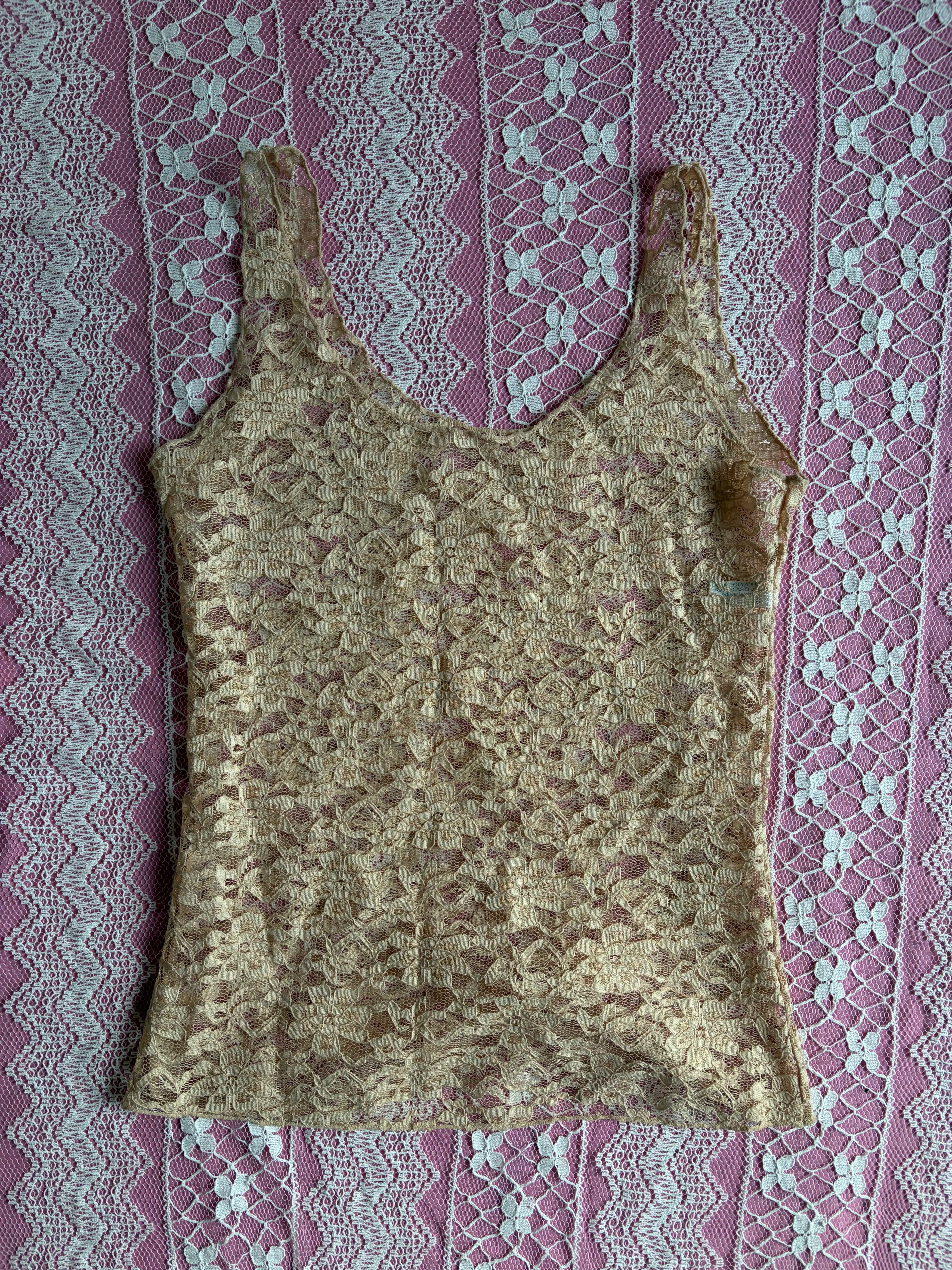 Vintage Lace Layering Top
