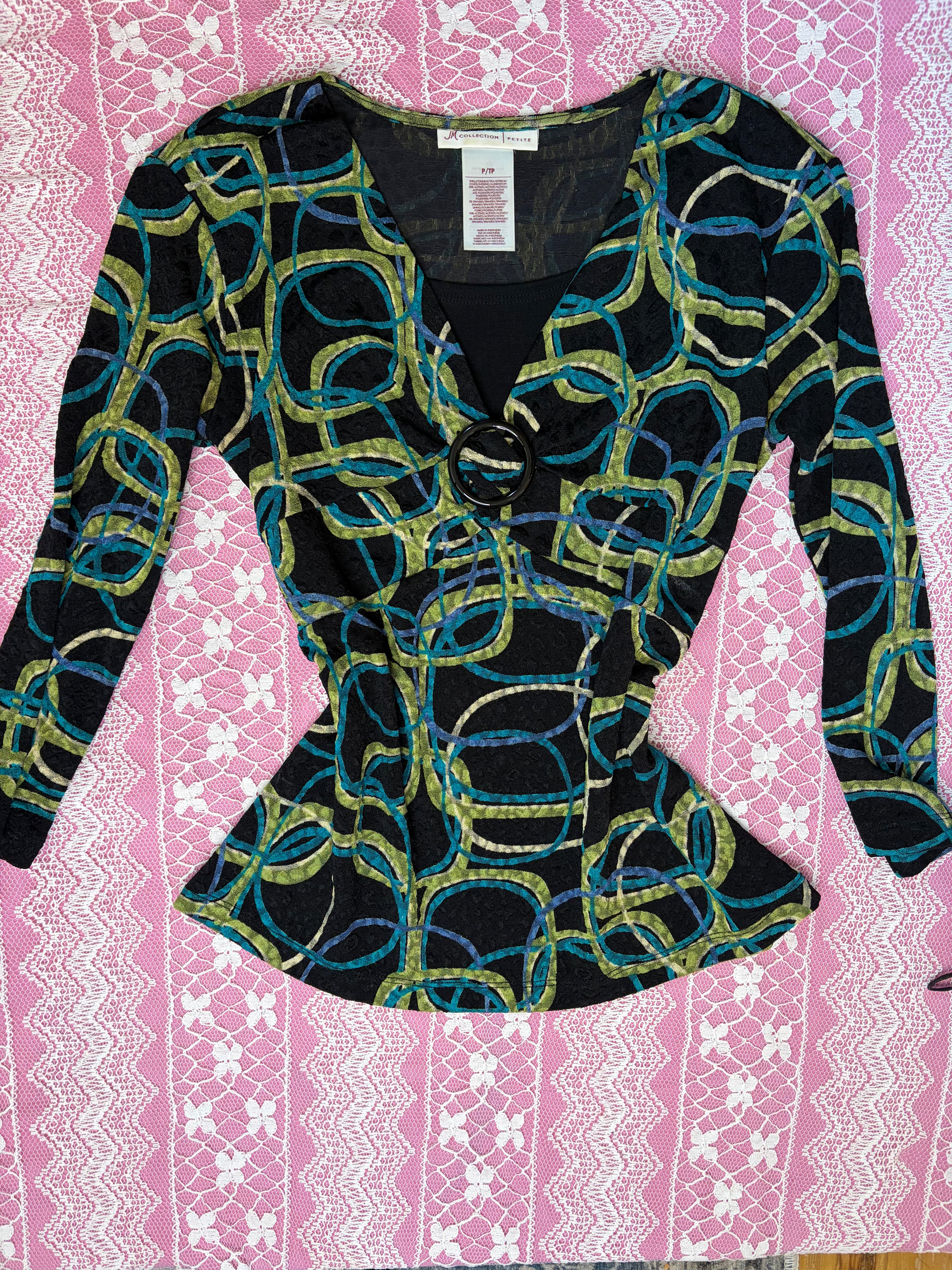 Y2K Funky Blouse