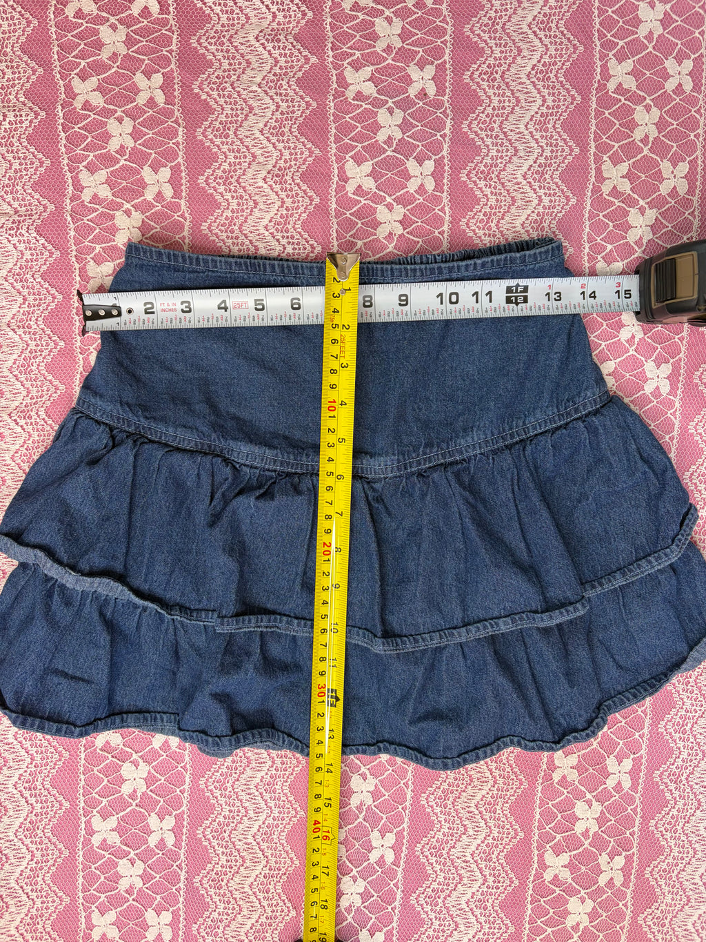 Y2K Mini Denim Skirt