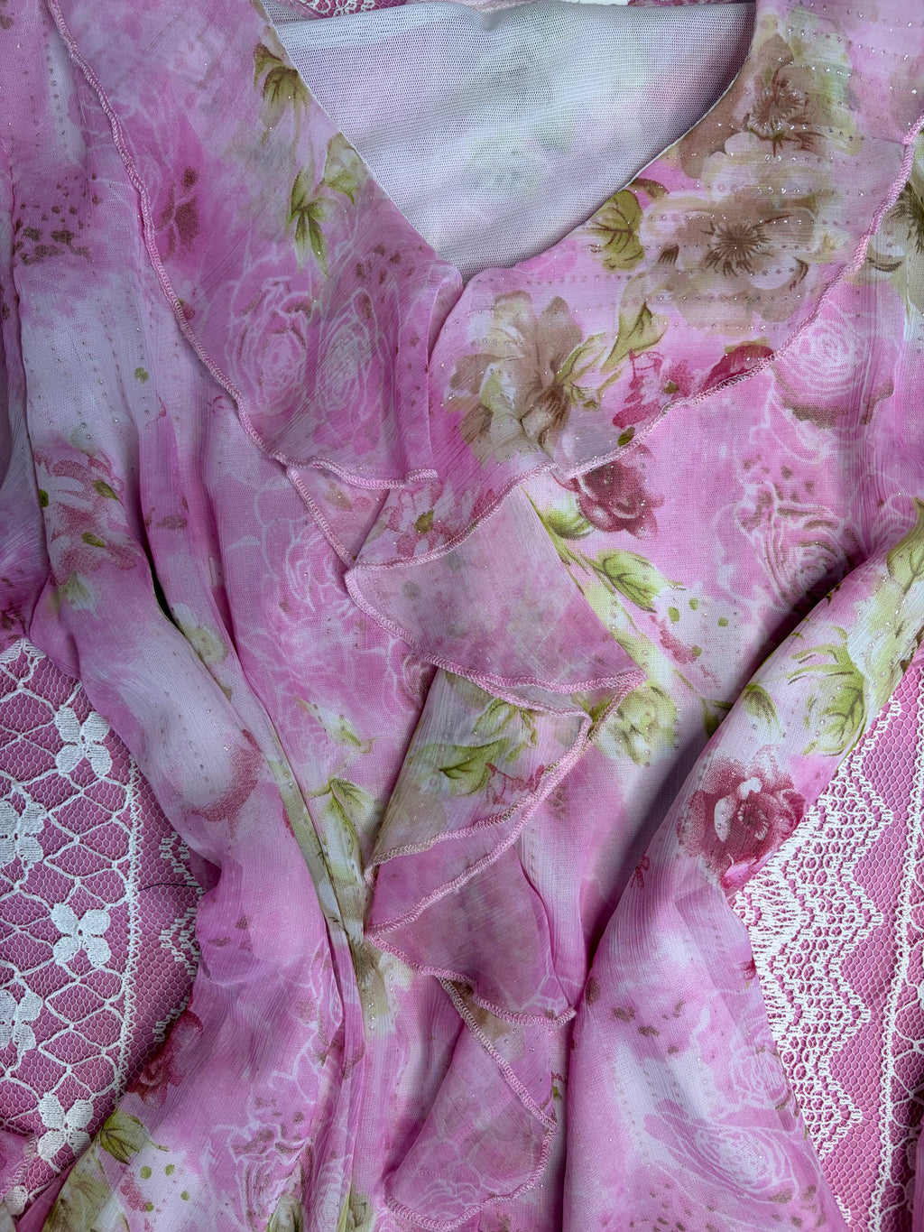 Pink Fairy Blouse 3/4 Sleeves