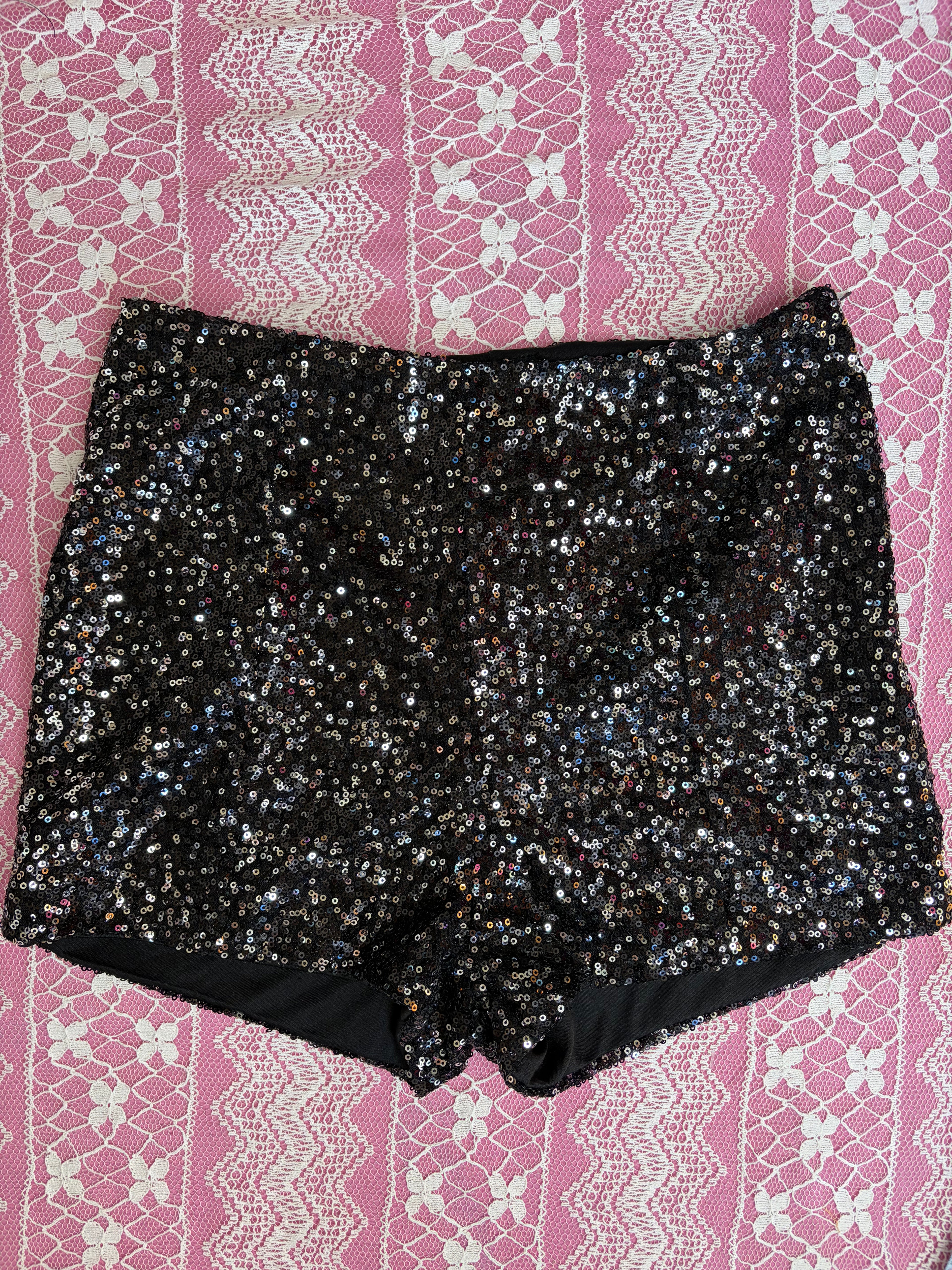Vintage Y2K Sequin Shorts