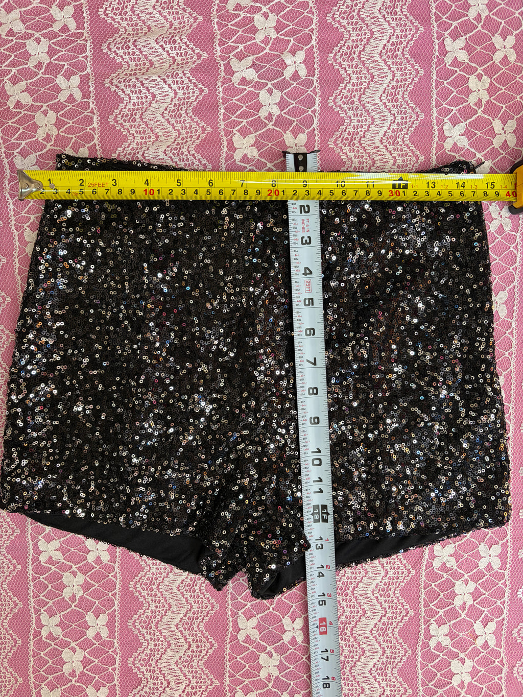 Vintage Y2K Sequin Shorts