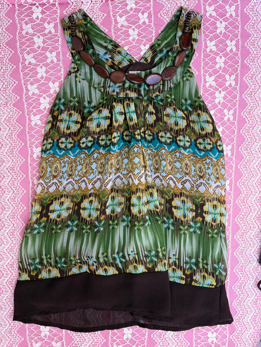 Boho Wood Blouse