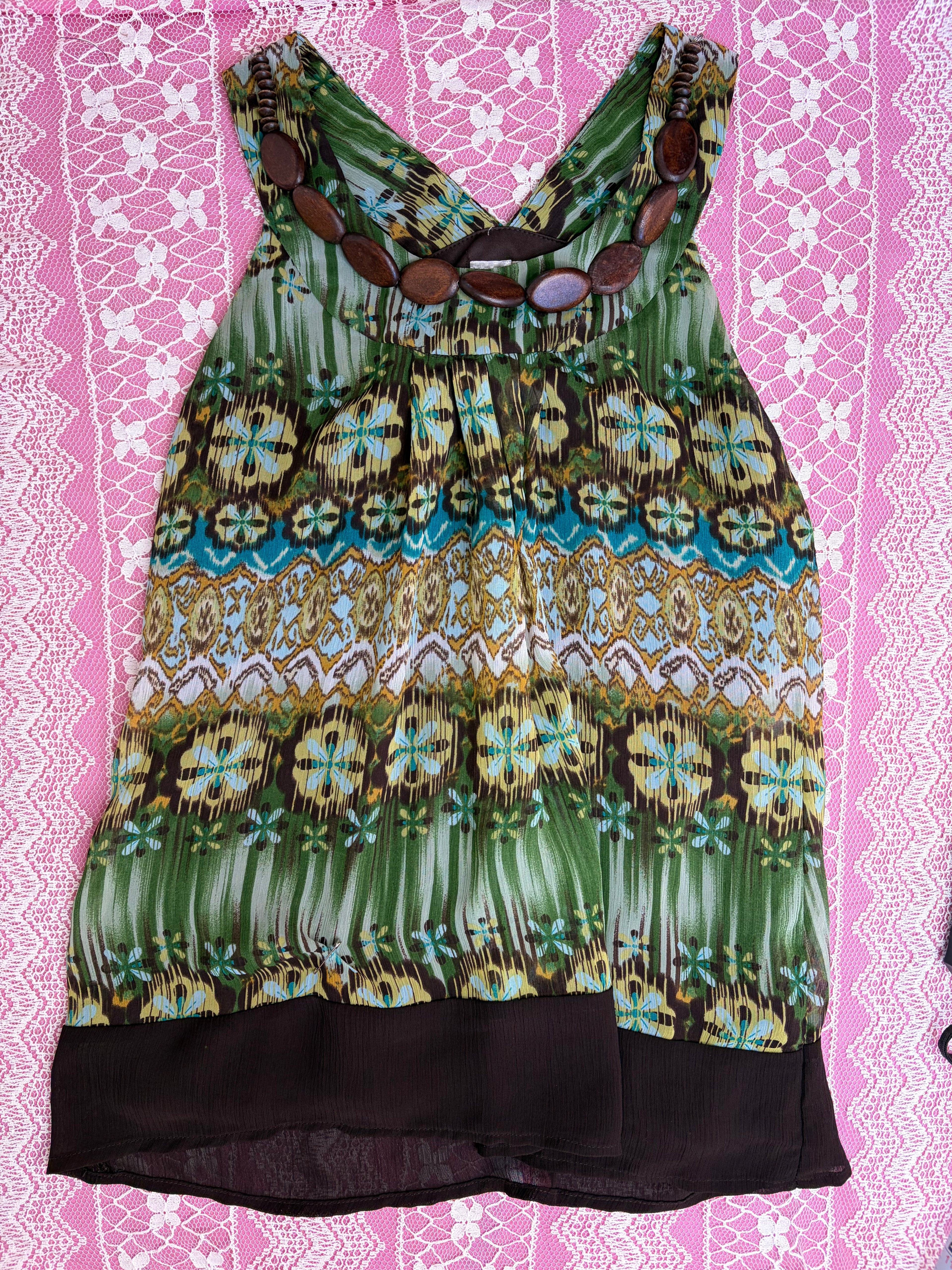 Boho Wood Blouse